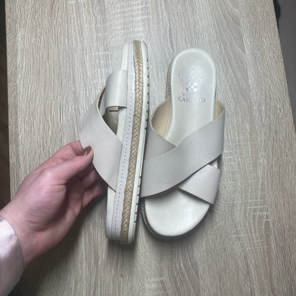 Vince Camuto Rickert slide leather sandal - Picture 5 of 9